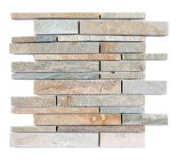 Mosaico Multilistello cm 30x30 in pietra naturale