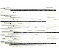 Mosaico Piastrella Bacchette Alluminio Composito Argento Opaco Lucido Glitter B