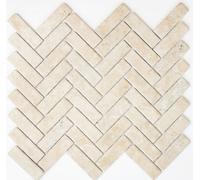 Mosaico Piastrella Ceramica Fischgraet Sguardo Pietra Beigewand Wc 24-SO54 10