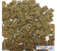 MOSAICO -Tessere mosaico pasta vetro 1x1 cm - 1 kg/1500 pz - Marrone bruno