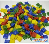 MOSAICO -Tessere mosaico pasta vetro 1x1 cm 1kg/1500 gr pezzi - Colori vivaci