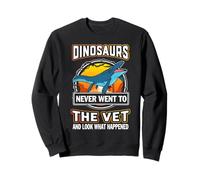 Mosasaurus Dinosaurs Never Went To The Vet Veterinarian Felpa