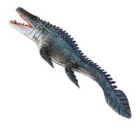 MOSASAURUS giocattolo artificiale realistico mosasaurus con bocca mobile e denti affilati 13x5x2 figurine di dinosauro di plastica, giocattoli educativi di dinosauri preistorici, regali per bambini