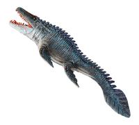 MOSASAURUS giocattolo artificiale realistico mosasaurus con bocca mobile e denti affilati 13x5x2 figurine di dinosauro di plastica, giocattoli educativi di dinosauri preistorici, regali per bambini