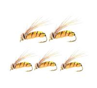 Mosca con amo volante, esca da a mosca - Volare per la a mosca | Kit di assortimento di per la a mosca, 5 pezzi, per bar, trota, salmone, gancio a mosca, ap