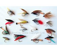 Mosca Pesca Assortiti Bagnato Flies- 25,50, 100 E Paraurti Confezione 500 Mosche