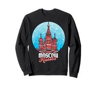 Mosca Russia Piazza Rossa della Cattedrale di San Basilio Felpa