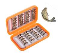 Mosche secche per la pesca alla trota - esche realistiche per insetti, gamma di mosche premium | esche legate a mano per salmone efficaci, collezione Tackle durevole, precisione