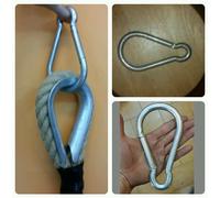 Moschettone 15mm Arrampicata Pompieri Corda Crossfit Mma Boxe Ancoraggio