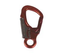 Moschettone a doppio gancio di bloccaggio per alpinismo, discesa in corda