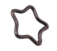 Moschettone a forma di stella, 3 pezzi, resistente portachiavi a forma di stella, portachiavi, organizer per chiavi, moschettone a forma di anello, fibbia in alluminio per zaino in spalla