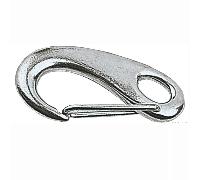 Moschettone a molla 100 mm. acciaio inox AISI 316