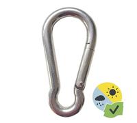 Moschettone Acciaio Inox Ø8 mm Gard&Rock - per Vele Ombreggianti e Amache