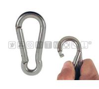 MOSCHETTONE ACCIAIO INOX AISI 316 A4 - NON TAGLIA - APERTURA LATERALE M11