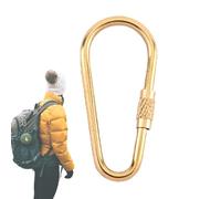 Moschettone ad alta resistenza - Attrezzatura esterna ad alta capacità di carico, chiusure automatiche di resistenza - per escursionismo amache cinghie per cani imbracatura portachiavi