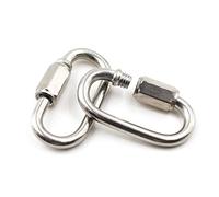 Moschettone arrampicata portachiavi 304 Acciaio inossidabile per arrampicata campeggio trekking yoga amaca M10 3/8"