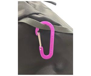 Moschettone ausiliario Edelrid Micro 3 Colore: viola