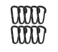Moschettone D, 10/20 pz Packback Fibbie D Moschettone Ganci for Borraccia Portachiavi Clip a Scatto Grandi Moschettone a Molla(10pcs)