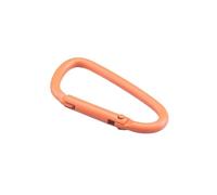 Moschettone D, 5-20 pezzi/set moschettone in lega di alluminio fibbia attrezzatura da campeggio zaino fibbia bottiglia d'acqua fibbia appesa(Orange,4.5cm 5PCS)