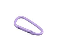 Moschettone D, 5-20 pezzi/set moschettone in lega di alluminio fibbia attrezzatura da campeggio zaino fibbia bottiglia d'acqua fibbia appesa(Purple,4.5cm 15PCS)