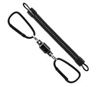 Moschettone da alpinismo e alpinismo per alta resistenza | alta resistenza e carico | portabottiglie da montagna con moschettone | hardware esterno con corda a molla e capacità di carico