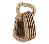 Moschettone da arrampicata, 6/3 pezzi Moschettone tattico Moschettone Moschettone Clip in plastica Cadetto Escursionismo Campeggio(Khaki)