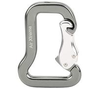 Moschettone da esterno in alluminio, corpo 84 x 64 mm con ghiera | Attrezzatura per arrampicata su roccia Gancio forgiato da 69 g con finitura anodizzata apertura elencata da 12 mm, verificare