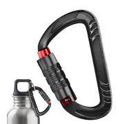 Moschettone di bloccaggio, strumento da esterno in lega di alluminio, clip a moschettone resistenti, per campeggio, escursionismo, amaca, guinzagli per cani, imbracatura portachiavi
