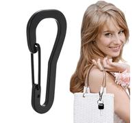 Moschettone di blocco, gancio resistente, clip per portachiavi resistente, gancio in alluminio portatile con cancello per molla di sicurezza, accessorio per arrampicata multiuso per campeggio