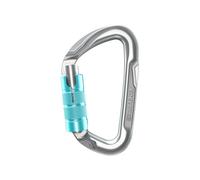 Edelrid Moschettoni Pure Triple III tripla sicurezza con gabbia a filo grigio