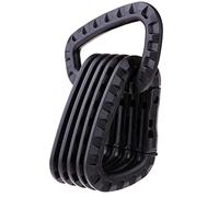 Moschettone, ganci per impieghi gravosi, 6/3 pezzi tattico carabina moschettone clip in plastica cadetto escursionismo campeggio(Black)