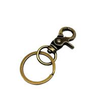 Moschettone Girevole Staccabile 5pcs 2 Type Swivel Lobster Car Key Ring Chain Keyring Keychain Clasp Clip Trigger Buckle Snap Pendant Hook(Color 14)