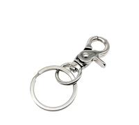 Moschettone Girevole Staccabile 5pcs 2 Type Swivel Lobster Car Key Ring Chain Keyring Keychain Clasp Clip Trigger Buckle Snap Pendant Hook(Color 9)