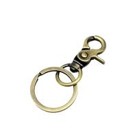 Moschettone Girevole Staccabile 5pcs 2 Type Swivel Lobster Car Key Ring Chain Keyring Keychain Clasp Clip Trigger Buckle Snap Pendant Hook(Color 10)