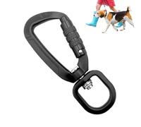 Moschettone Giunto Girevole A 360 Gradi - Alluminio, Clip Di Bloccaggio Gancio Grande Con Resistenza 4KN | Fibbia Rotante A Sgancio Rapido Con Design Resistente Per Animali Domestici, Campeggio, Amaca