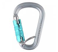Moschettone HMS Bruce Steel Triple Lock Acciaio Resistente Antitorsione Arrampicata Icemint