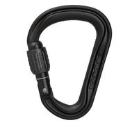 Moschettone HMS Grigio Opaco con Chiusura a Vite - Leggero 56g, Massima Sicurezza