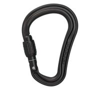 Moschettone HMS Grigio Opaco con Chiusura a Vite - Leggero 70g per Arrampicata