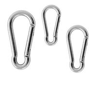 Moschettone inox 316 filo da 4-12 mm - per barca Moschettoni occhio acciaio