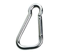 Moschettone inox 120 mm. AISI 316 A4 apertura larga