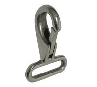 Moschettone inox passa cinghia da 25 mm