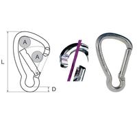 MOSCHETTONE KONG WIDE D MM 10 ACCIAIO INOX ACCESSORI NAUTICA