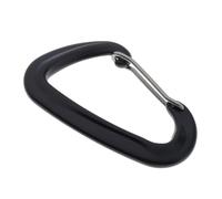 Moschettone leggero da 12KN/5KN con ghiera a vite resistente per campeggio,
