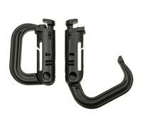 Moschettone MFH Max Fuchs 2 pezzi - Black