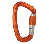 Moschettone, Moschettone da arrampicata professionale 25 kN a forma di D in alluminio aeronautico con chiusura sicurezza, strumento for all'aperto, attrezzatura for alpinismo(Orange 1pcs)