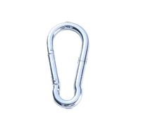 Moschettone, Moschettone for attrezzatura da arrampicata con chiusura a vite in acciaio inossidabile 304, maglie rapide, gancio di sicurezza, anello collegamento della catena, fibbia(M4,1PCS)