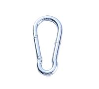 Moschettone, Moschettone for attrezzatura da arrampicata con chiusura a vite in acciaio inossidabile 304, maglie rapide, gancio di sicurezza, anello collegamento della catena, fibbia(M8,1PCS)