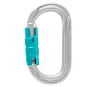 Edelrid - Oval Power 2500 Triple II - Moschettoni a chiusura grigio