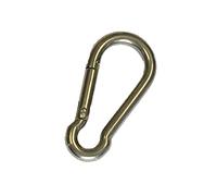 Moschettone pompiere in acciaio inox (confezione da 10 o da 5 pezzi). , 5 x 50