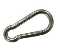 Moschettone pompiere zincato Ø 4 mm
